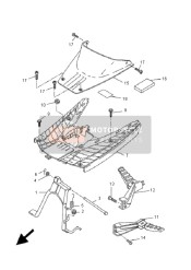 4SBF17410000, Seitendeckel 4, Yamaha, 2